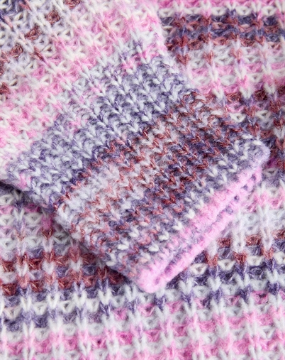 JJXX - JXSimone Space Dye Strik - Purple Rose